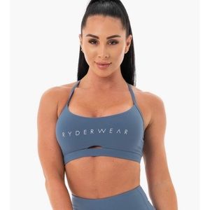Steel blue ryderwear sports bra